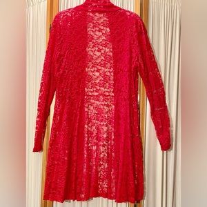 Beauty Red, lace jacket